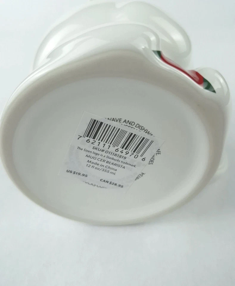 🐻Taza Bearista Cerámica Vacaciones Starbucks 2025NUEVA CON ETIQUETAS Foto 4 de 4