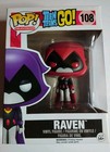 FUNKO POP 🐸 Teen Titans Go! #108 RAVEN (Red)  VINYL 🐸with Protector (A2)