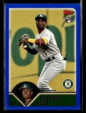 2023 Topps Series 1 - Royal Blue #221 Esteury Ruiz - Oakland Athletics