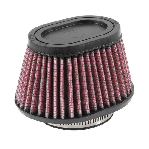 K&N RU-2780 Reusable Clamp-On Oval Straight Cotton Air Filter for Yamaha TDM850 - Picture 1 of 7