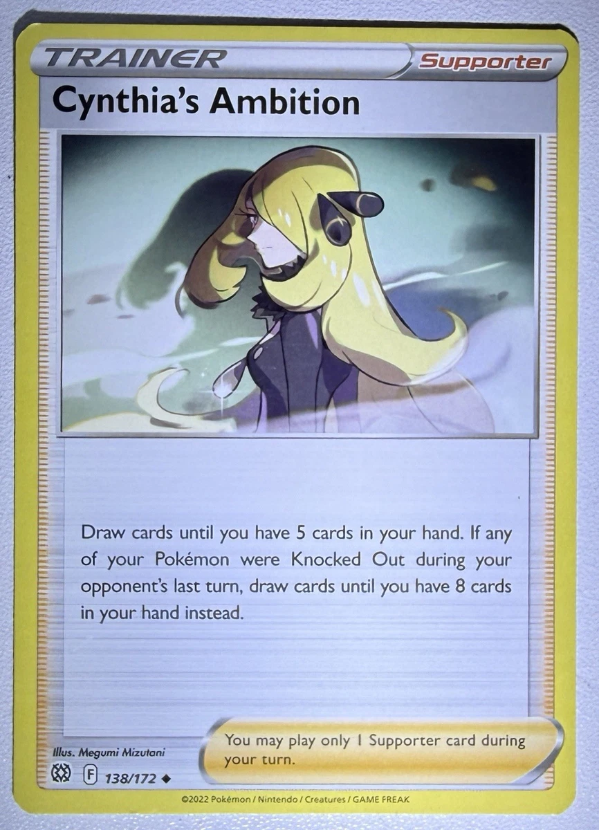 Cynthia's Ambition Pokémon TCG Cards for sale | eBay