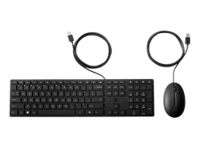 HP Wired Desktop 320MK Mouse and Keyboard,USB (9SR36UT#ABA)