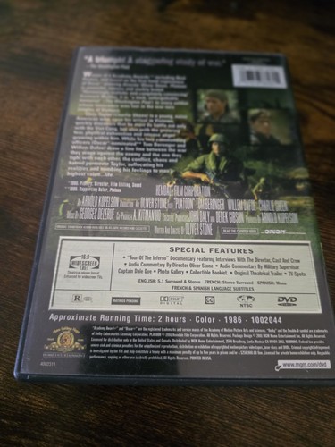 Platoon Special Edition (1986) DVD - Picture 2 of 2
