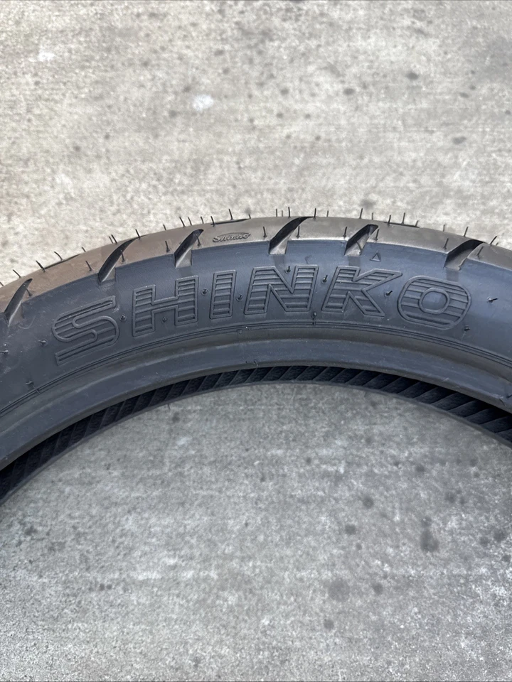 Shinko 712F 100/90-18 Tubeless Front Motorcycle Tire - Image 3 of 4
