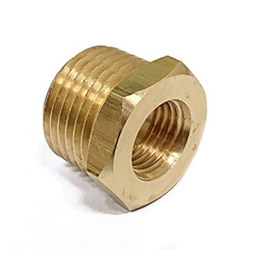 1/2" NPT Male x 3/8" NPT Female Hex Bushing 3220X8X6