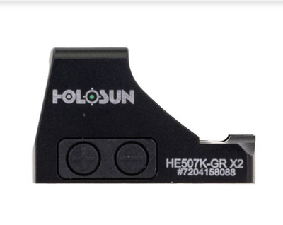 HOLOSUN HE507K-GR X2 Dot Sight - Black for sale online | eBay