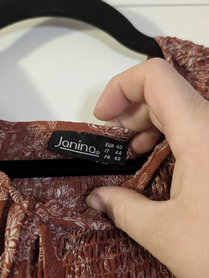 Janina ржавчины цветочный крестьянин блузка | ЕС 40 (~ США M/L) - Изображение 3 из 4