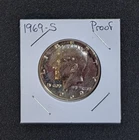 1969-S Kennedy 40% Silver Half Dollar BU/Proof Lot #26K48 FREE SHIPPING!