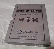 Monopoly Bookshelf Edition Deluxe Game - New