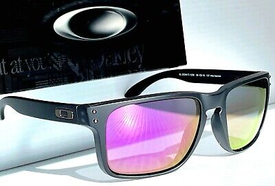 NEW Oakley HOLBROOK XL Crystal Black POLARIZED Galaxy Violet Lens Sunglass  9417