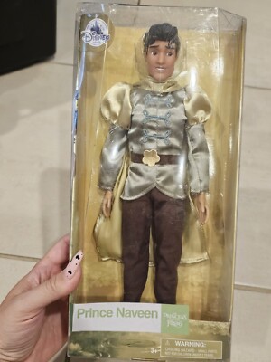 Disney Store Prince Naveen Classic 12” Doll Collection NIB Princess Frog 