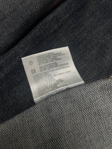 GUCCI G Jean Denim Jacket Mens 50 M Dark Blue Made in Italy - Picture 10 of 12
