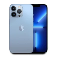 Apple iPhone 13 Pro Max 128GB Unlocked 6.7" - (Sierra Blue) A2484 w/Warranty