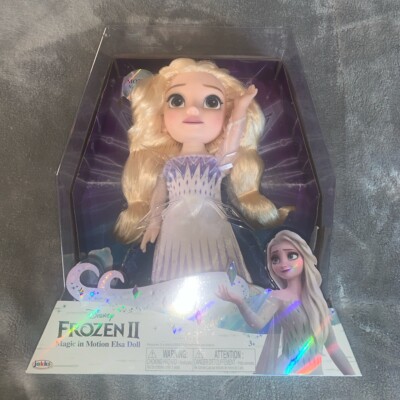 Disney Frozen II Magic in Motion Elsa Doll Jakks Pacific Lifelike Movement New