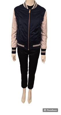 Bomber Scotch And Soda Lederjacke Damen Scotch Soda Ams Blauw