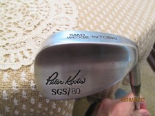 Used RH Sand Wedge By Toski  Peter Kostis SGS80 Steel Medium Firm