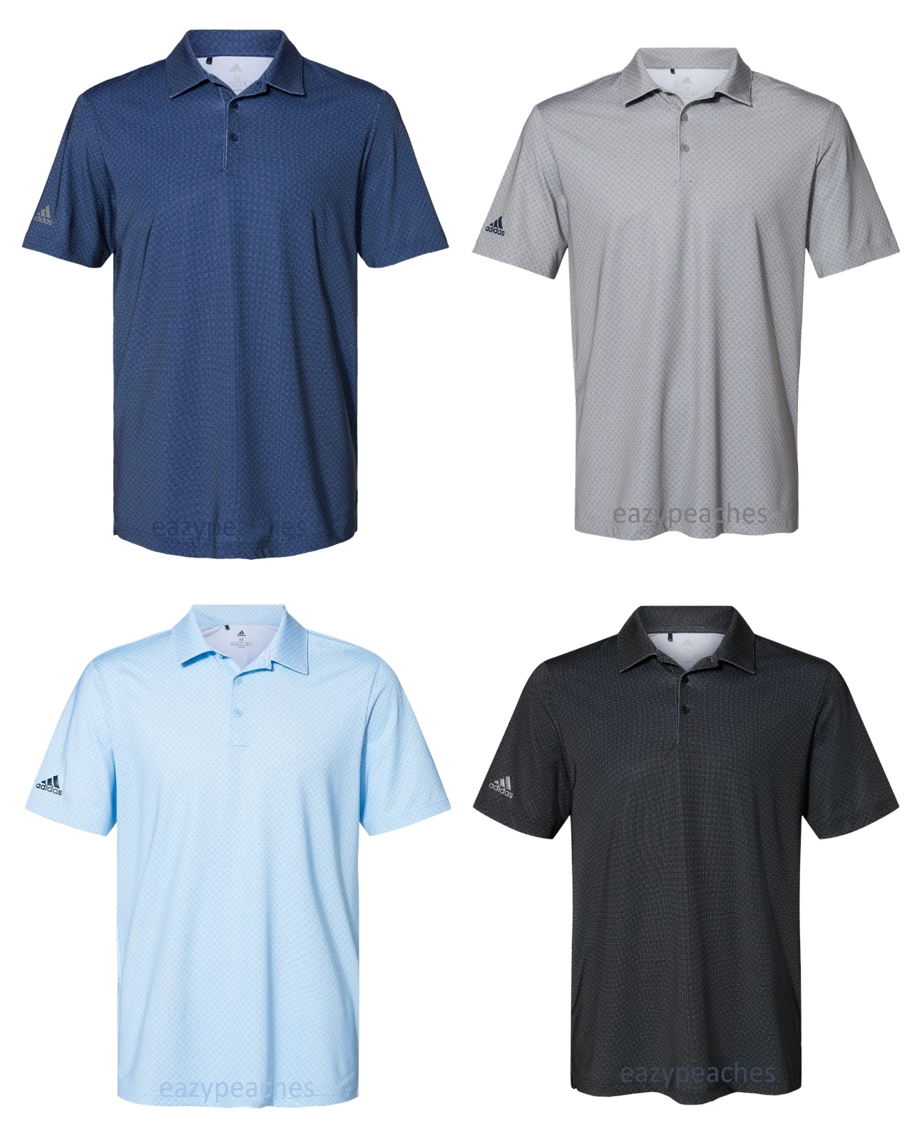 Adidas - Diamond Dot Sport Shirt - UPF 50+ Moisture Wicking - dri-fit Golf Polo
