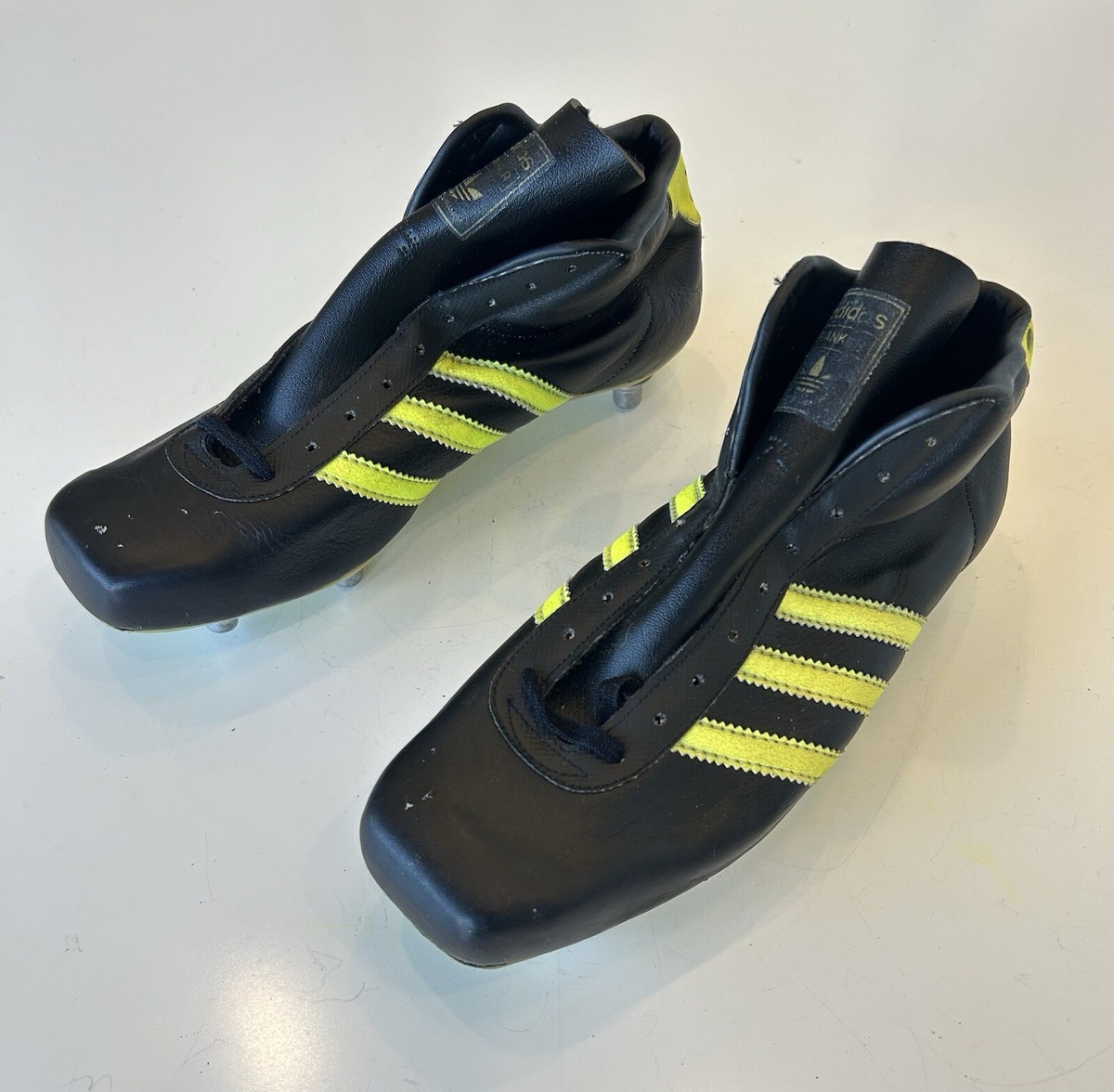 ADIDAS FLANKER Vintage New, Rare Rugby Boots US size 7.5 Made in 