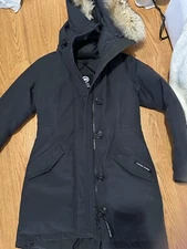 Canada Goose Trillium Women's Parka - Black, Size XS