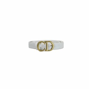 dior white belt