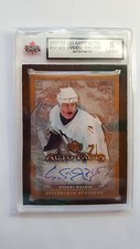 Evgeni Malkin 2007-08 2nd year Artifacts Auto-Facts Auto Hockey Card Graded 8!!!