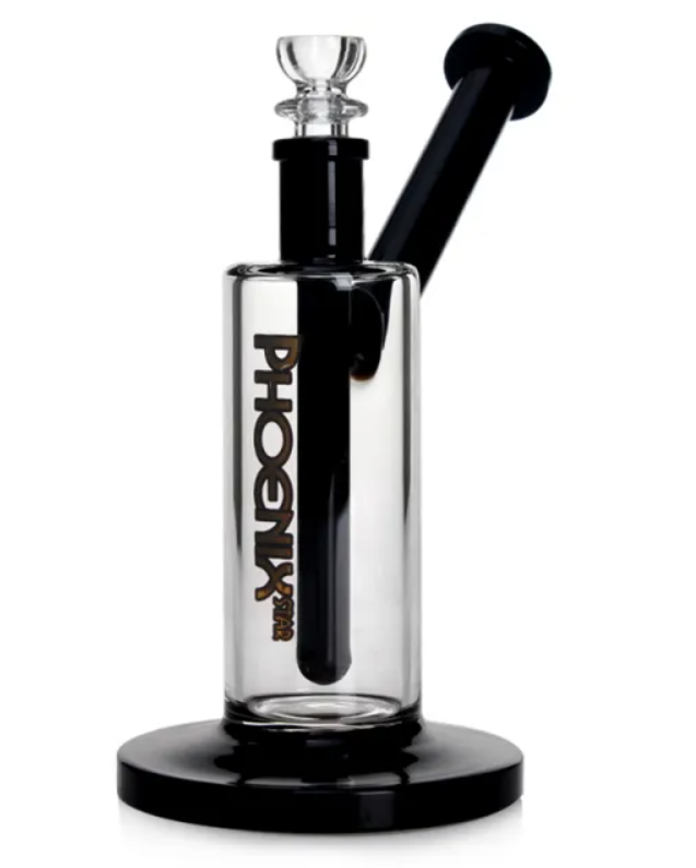 Phoenix Star Black 7" Disc Percolator Water Pipe Hookah Bubbler Bong