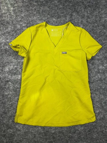 Figs Technical Collection Limeade One Pocket Scrub Top Women’s Size 2XS
