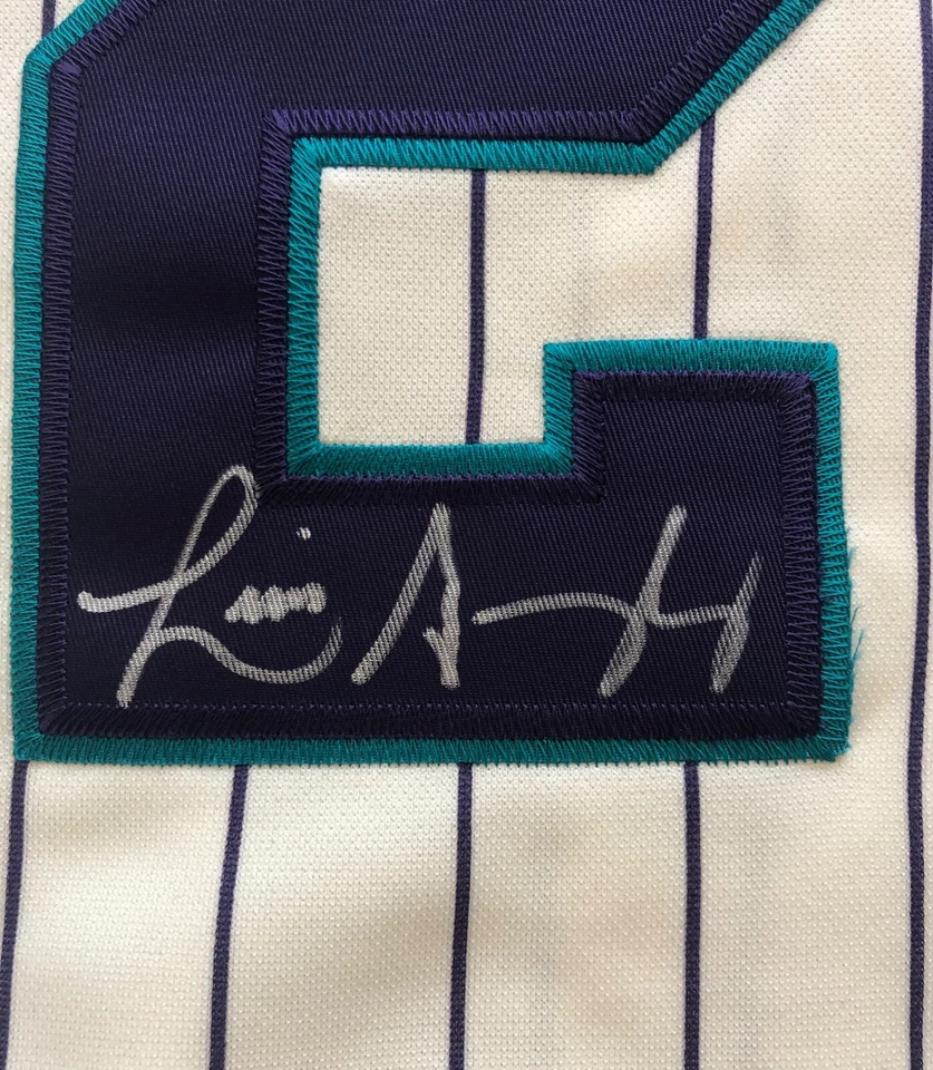 Luis Gonzalez Arizona Diamondbacks Signed autographed Russell Jersey PSA COA - Image 3 of 4