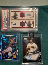 PSA8-BART/CAMPUSANO Flawless DUAL AUTO PATCH,/20 Sapphire RC, Topps Black Chrome