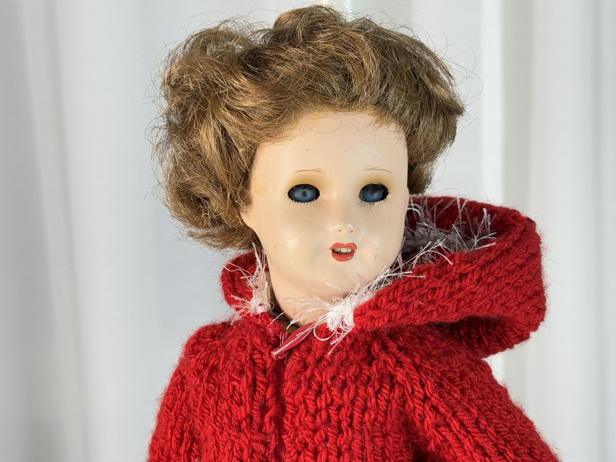 Poupée d'artiste porcelaine doll 32 cm collector rare vintage