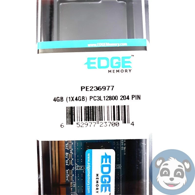 Edge Memory 4GN621R08LW,  4GB (1x4GB) PC3L 12800 204 PIN , NEW - Image 2 of 4