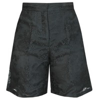 Valentino $1,890 Black Lace High Rise Waist Wide Leg Dress Shorts 38-it/2-us Valentino $1,890 Black Lace High Rise Waist Wide Leg Dress Shorts 38-it/2-us