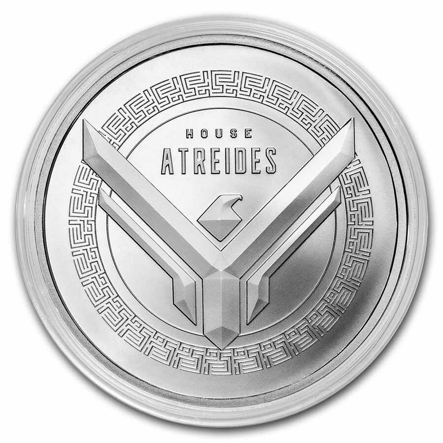 2021年  DUNE/デューン 砂の惑星　円形銀貨 1OZ TEP AP237304