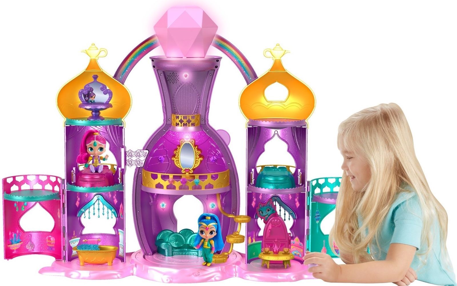 shimmer and shine castle toy