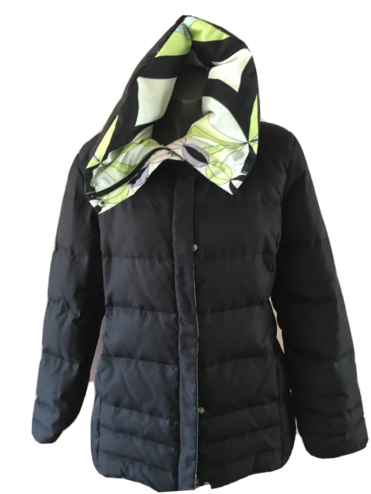 Reversible Puffer Jacket down Coat  Large Pasha &… - image 2