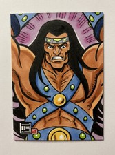 G.I. Joe Ramar Cobra Gladiator Arena Of Sport Personal Sketch Card Tim Shinn Art