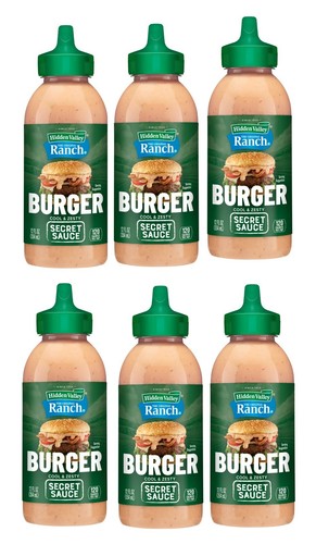 Hidden Valley Original Ranch Burger Sauce (6-Pack, 12 oz Bottles) – Creamy & Zes - Picture 9 of 24