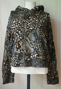 zara leopard hoodie