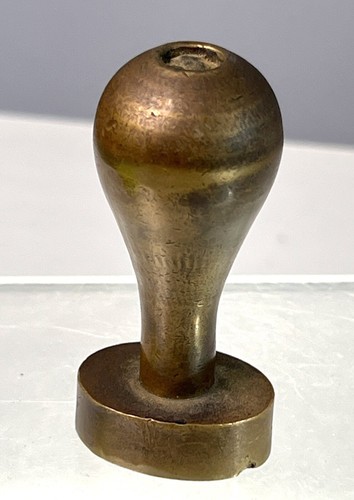 Antique Brass Railway “ American Express Co. Marthasville MO. “ Wax Sealer Stamp - Picture 4 of 4