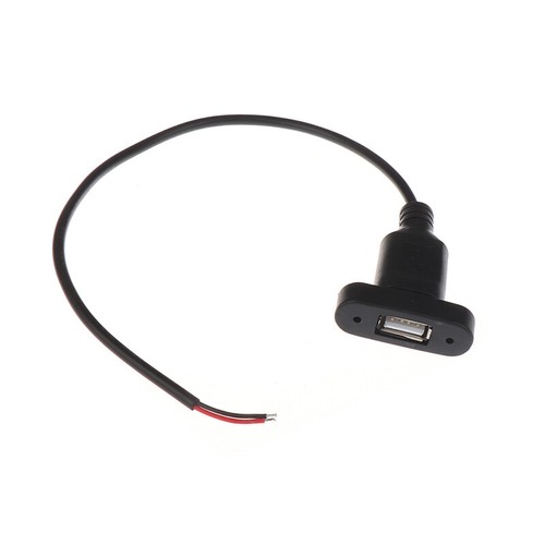 USB Type A Power Port Female Jacks Connector DIY Charging Socket USB-A Cable - Picture 2 of 8