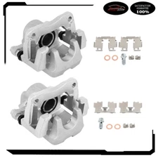 Rear Left Right Brake Calipers w/ Bracket Pair For 2006-2012 Toyota RAV4