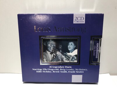 Louis Armstrong : 36 Legendary Duets 2X CD UK Important Weton  EXCEL 258