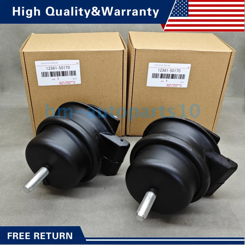 OEM 2PCS Front Engine Motor Mount For 2001-2006 Lexus LS430 4.3L 12361-50170 US Foto 3 de 4