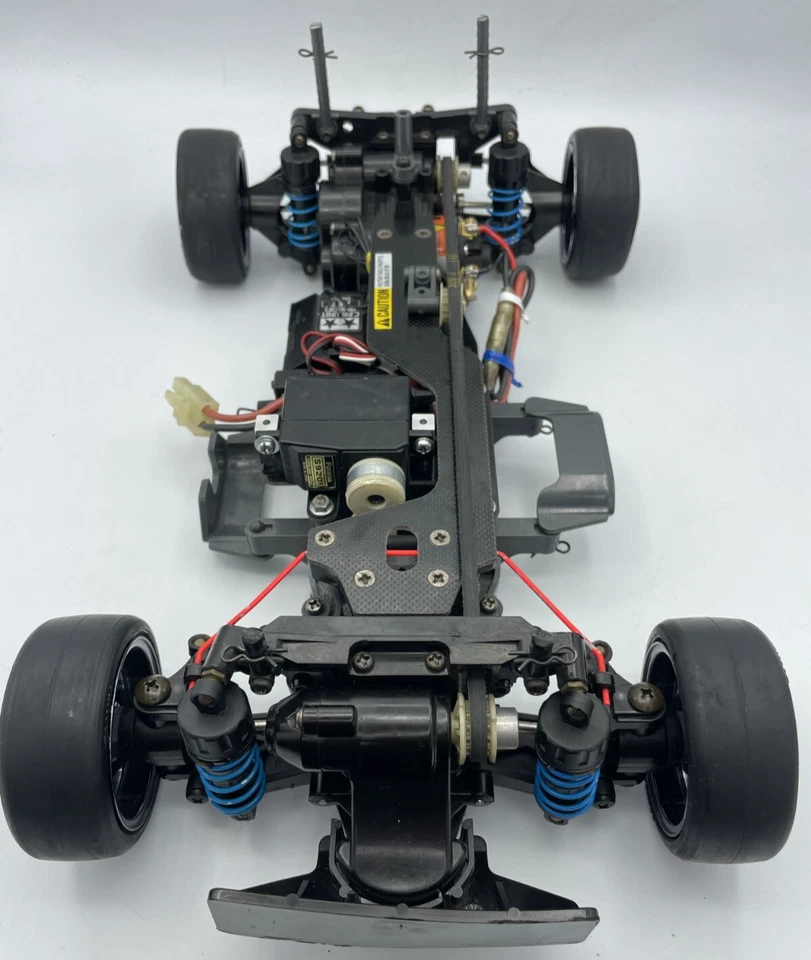 Pour pièces TAMIYA TA03R TA-03R FRP empattement châssis 255mm avec moteur et ESC - Photo 2/4