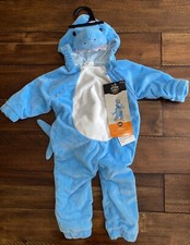 NWT Halloween Costume Baby Blue Shark Size 0-6 Months