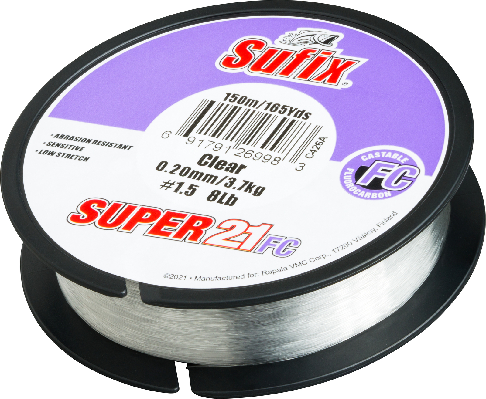 Sufix Super 21 Фторуглеродный шнур длиной 50 м из материала Vorfach