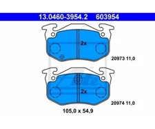 Brake pad set, disc brake ATE 13.0460-3954.2