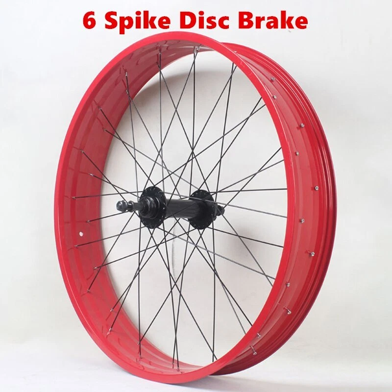 26X4.0in Snowbike Wheelset Beach ATV Fat Bike Front / Rear Wheels 36 Holes Disc - Image 4 of 4