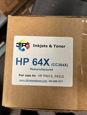 HP 64X High Yield Black Original LaserJet Toner Cartridge CC364X
