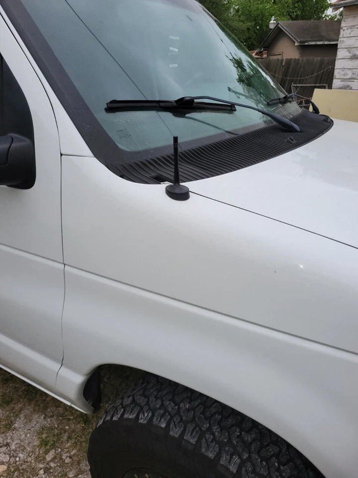 4 inch " Short Black Antenna for FORD E150/250/350/450/550 ECONOLINE 1992-2024 - Image 3 of 4